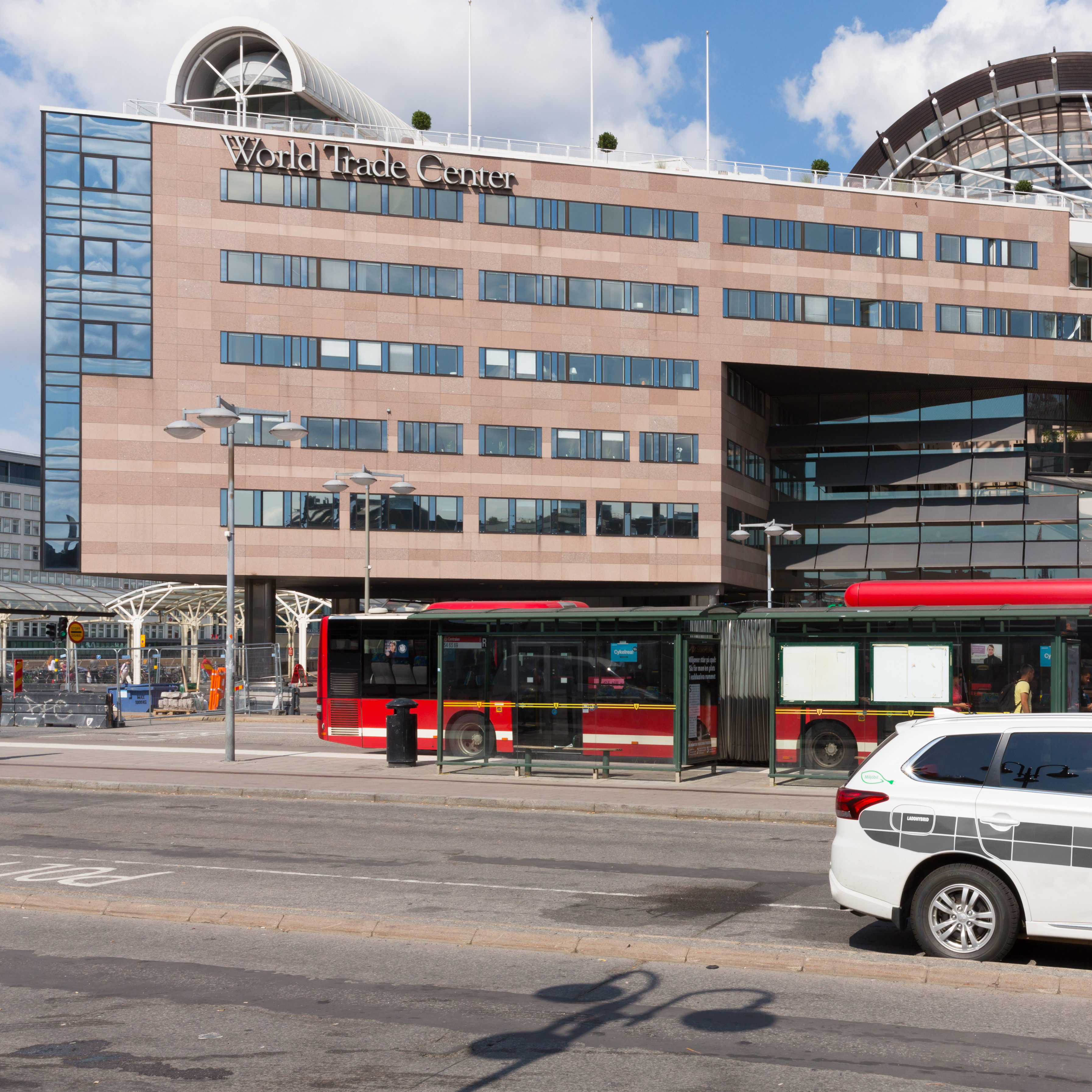Kontorsbyggnad vid World Trade Center i Stockholm